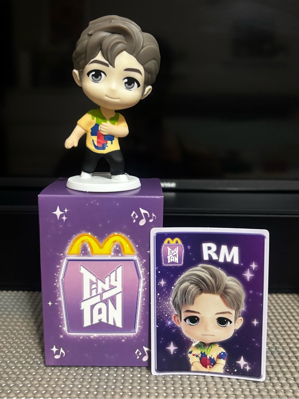Tiny Tan McDonald Collectible Figure BTS RM Purple Box